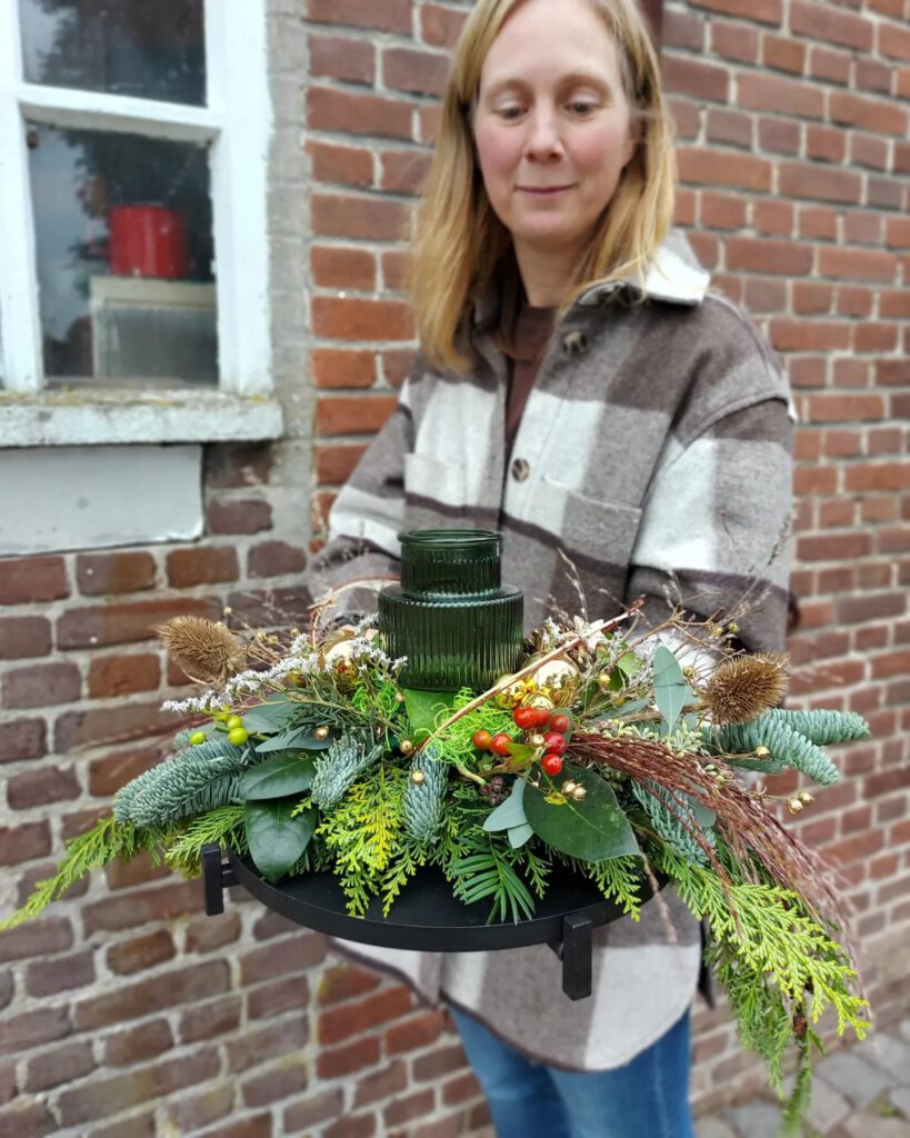 Winter Kerstplateau